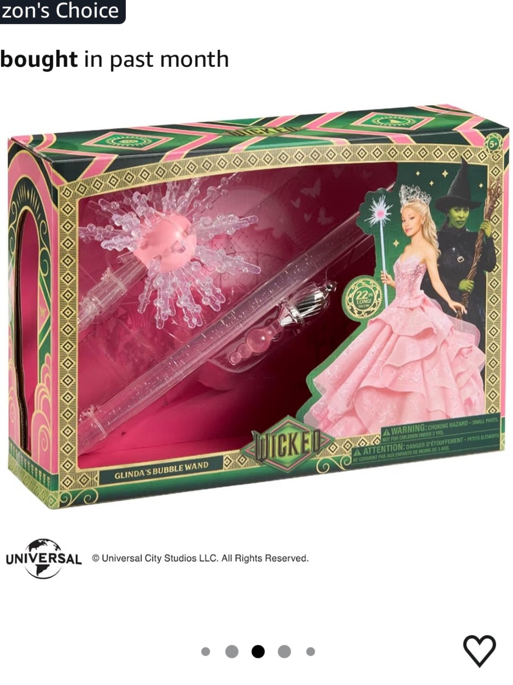 ✨Price firm✨NWT Wicked Glinda's Bubble Wand